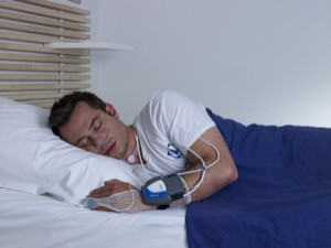 enregistrement du sommeil avec le polygraphe lors du sommeil